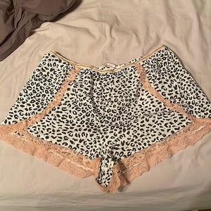 Victoria’s Secret cheetah sleep shorts